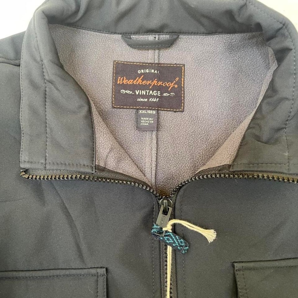 Weatherproof dark blue jacket - Picture 3 of 7